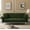 Green, variant on Futon Sofa Bed,Convertible Double Sofa Bed with Folding Armrests for Living Rooms and Small Spaces,Beige
