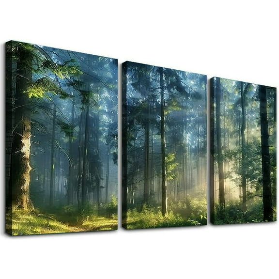 Ullo0ord Nature Wall Art,Tree Wall Art,Forest Decor Canvas Wall Art For Living Room Decor Aesthetic Vintage Posters & Prints Bedroom Wall Art Home Wall Decor Classroom Posters Shelf