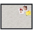 thumbnail image 2 of PinPix 28x22 Custom Cork Bulletin Board White Sand Poster Board Has a Fabric Style Canvas Finish, Framed in White Sand, by ArtToFrames (PinPix-1880), 2 of 5