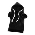 thumbnail image 4 of Ropa para hurones con capucha, ropa de invierno cálida para cobayas, conejos, talla M Negro, 4 of 8