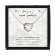 8th Grade Graduation Gift Necklace for Daughter with Gift Box by