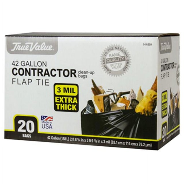 Berry Sac de Contrôle de 42 Gallons de Valeur Réelle en Plastique 144854 - 20 Chiffres