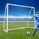 thumbnail image 4 of Costway Portería de fútbol para todo tipo de clima, equipo de entrenamiento con red antidesgarro, 4 of 5