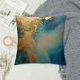 thumbnail image 2 of Creowell  Luxurious Marble Gilt Pattern Throw Pillow Covers - Machine Washable - Expertly Designed Home Decor, 2 of 5