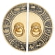 thumbnail image 3 of Tiradores de anillo para gabinete Jadeshay Manijas antiguas de Latón, 3 of 8