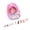 Pink, variant on Baby Walking And Sounding Rabbit Plush Toy Pet Robot with Backpack