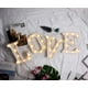 thumbnail image 3 of Luces LED de marquesina con letras, 26 letras del alfabeto iluminadas, letrero con números y letras para bodas, fiestas de cumpleaños, lámpara navideña a pilas, luz nocturna, decoración para el hogar, 3 of 5