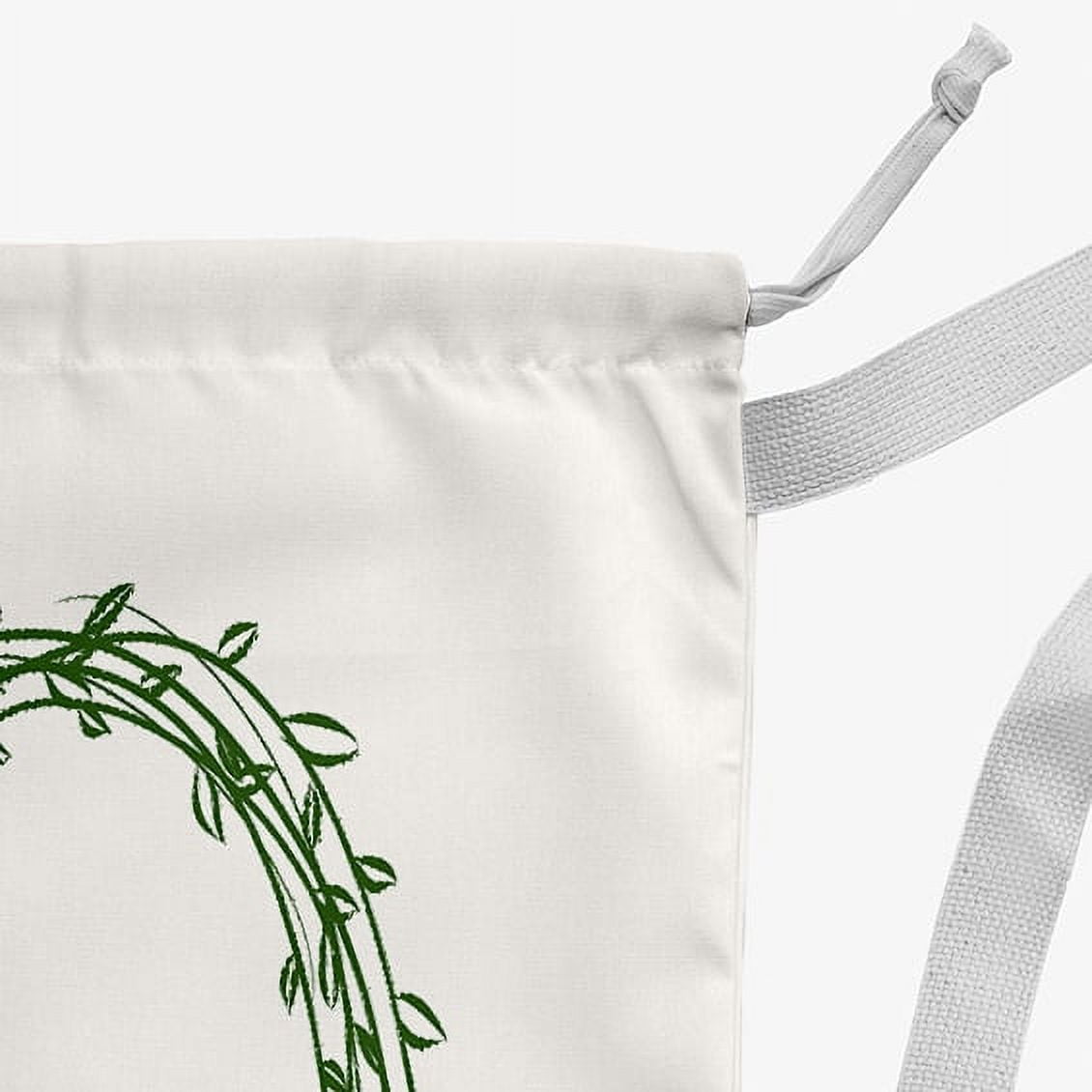 Simply Daisy Merry Christmas Wreath 18 x 29 in Green Laundry Bag