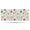 Pioneer Flower Floral, variant on Pioneer Flower Floral Print Pattern Bathroom Rugs Mat, Non Slip Microfiber Bathroom Rug with Rubber Backing, Soft Mats for Bathroom Floor Tub Shower, 24"x60"