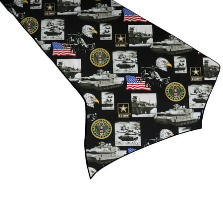 

100% Cotton Table Runner 4th of July / Event Decoration United States Army