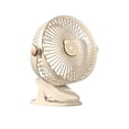 thumbnail image 5 of Mini USB Rechargeable Clip Fan with Night Light, Wall Mountable & Desktop Silent Fan, Portable Compact Cooling Fan with Lighting for Dorm Home Office & Bedside Use, 6.7*9.8in, E, 5 of 7