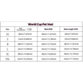 thumbnail image 2 of 2026 World Cup Pet Breathable Mesh Dog T-Shirt Lightweight Athletic Style Knit Fabric Short Sleeve Tee for Small Dogs Puppy XS-XXL Game Day Outfit, 2 of 4