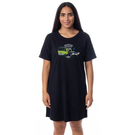 

Supernatural Womens Scoobynatural The Mystery Machine 1967 Impala Baby Nightgown Sleep Pajama Shirt