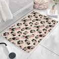 thumbnail image 3 of Beige Cow Head Pattern Flannel Non Slip Door Rugs,Washable Door Mats Indoor,Decorative Door Mats,Dirt-Resistant and Absorbent Doormat for Entrance,Bedroom,Kitchen,Bathroom,23.5x16in(60x40cm), 3 of 5