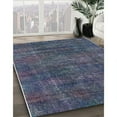 thumbnail image 3 of Ahgly Company Machine Washable Indoor Rectangle Industrial Modern Blue Whale Blue Area Rugs, 2' x 3', 3 of 7