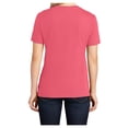 thumbnail image 2 of Yellow Rooster Women's Core Cotton V-Neck Tee Coral XS, 2 of 6