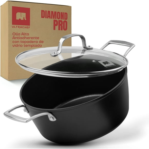 Olla Alta Antiadherente Ultrachef Diamond Pro 24 cm 4.1 L