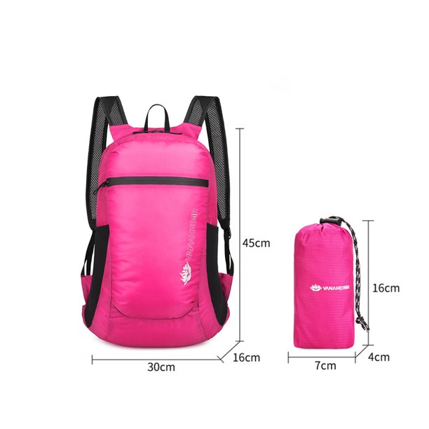 Mochila plegable de nailon equipo de camping mochila de senderismo bolsas deportivas para ciclismo Sywqhk Para Estrenar