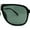 Matte Black Green, variant on Luxury Mens Oversized Plastic Racer Mobster Fashion Sunglasses Matte Black Green