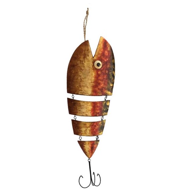 Eco Style Home esh108 Leurre de Pêche Mural Rouge