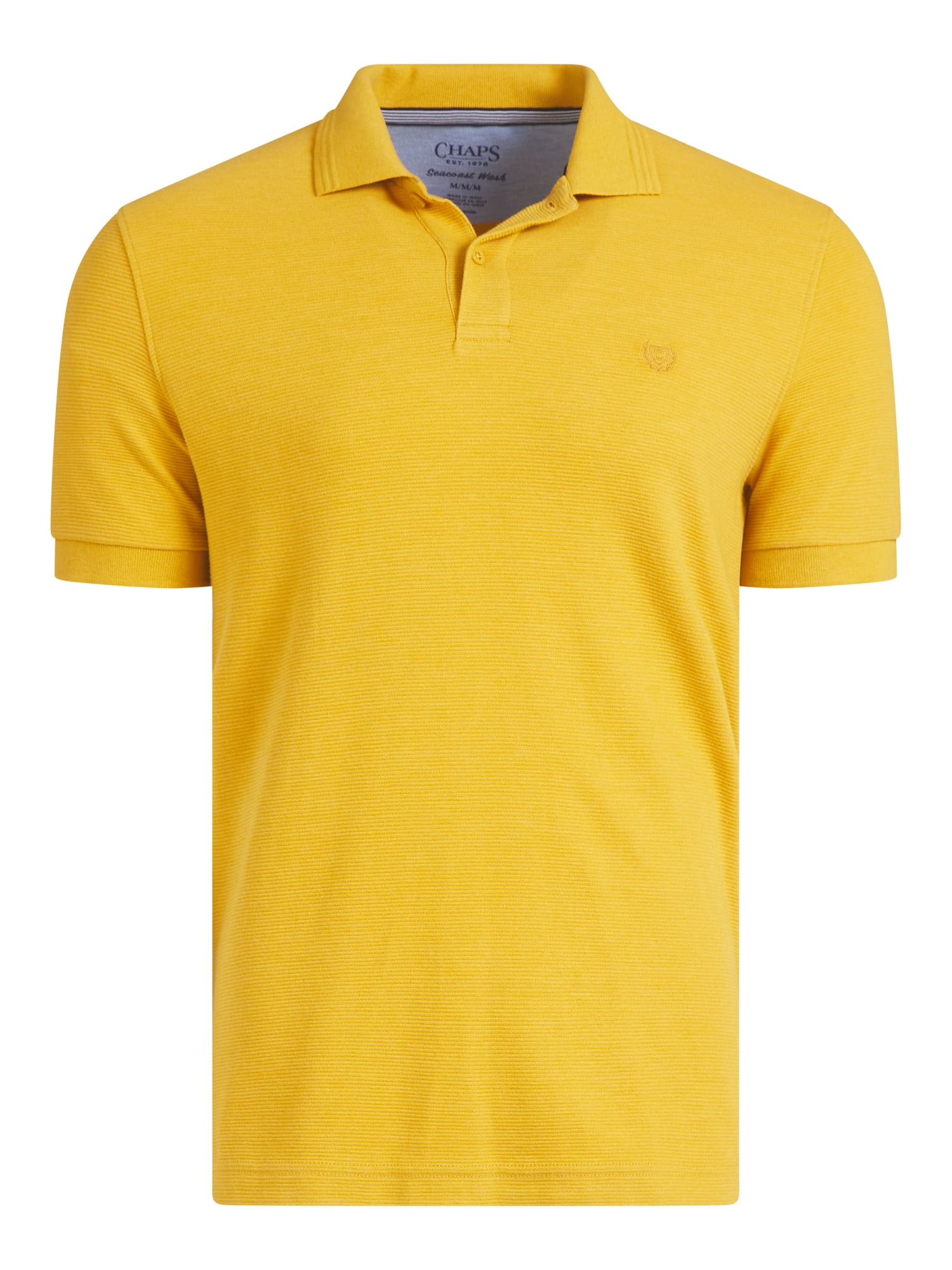 Chaps Men’s and Big Men’s Seacoast Wash Ribbed Knit Polo, Sizes S–3XL