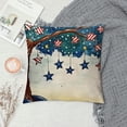 thumbnail image 2 of Creowell 4th of July Throw Pillow Covers, God Bless America Freedom Summer Farmhouse Holiday Independence Memorial Day Cushion Case for Home Sofa Couch Decoration White, 2 of 5