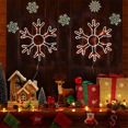 thumbnail image 2 of 2PCS Christmas Snowflake Window Lights Decorations Led Snowflake Lights for Home Xmas Decor Warm Light White, 2 of 7