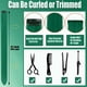 thumbnail image 5 of Extensiones de cabello coloridas con clip para niños, 12 piezas, fáciles de usar, lavables, estilo versátil, vestimenta navideña y uso diario, múltiples colores disponibles, integración perfecta con, 5 of 5