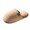 Khaki, variant on Ticikt Cozy Two Tone Slippers for Couples Winter Outdoor Style Home Slippers with Sole for Warmth and Comfort,Color:Khaki,Size:7