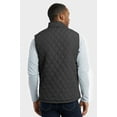 thumbnail image 3 of Men's Full-Zip Diamond Quilted Lightweight Padded Puffer Thin Vest Jacket Outwear, 3 of 3