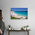 thumbnail image 2 of Great Big Canvas "Pink sand beaches at Warwick Long Bay Bermuda"  by John Bachmann Navy Blue White   Wrapped Canvas Print Wall Artwork, 2 of 7