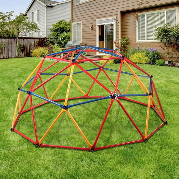 CIPACHO Outdoor Geometric Dome Climber, Playground Climbers Equipment Suitable for 1-6 Kids Climbing Frame