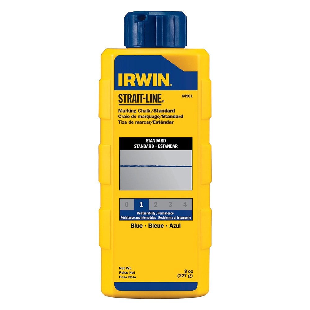 Irwin Strait-line BULK Marking Chalk Blue USA 65101 5lbs Large for sale online 