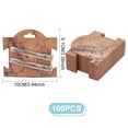 thumbnail image 2 of 100 PCS Hair Clip Display Cards Marble Pattern Hair Display Holder Rectangle Hair Barrettes Jewelry Display Holder Camel Paper Carboard for Women Hair Accessories Organizer Camel, 2 of 9