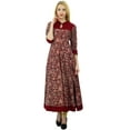 thumbnail image 2 of Phagun Women Ethnic Top Dress Designer Kurta Cotton Floral Anarkali Kurti Tunic, 2 of 7