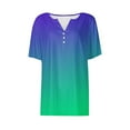 thumbnail image 5 of Women Work Blouses for Office Professional XXl Womens Plus Size T Shirts Loose Fit Basic Tees Fitted Pack, 5 of 5