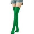 thumbnail image 6 of Womens Long Thigh High Socks Cotton Over the Knee Thigh High Socks Long Socks Knee-High Warm Stocking Women Boot Sock, 6 of 8