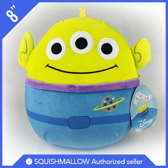 Squishmallow Kellytoy Plush Disney Pixar Alien Toy Story 8" Inch NWT NEW