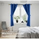 thumbnail image 2 of Cortinas térmicas KOUFALL, opacas azules, 107 x 137 cm, 2 paneles, 2 of 6