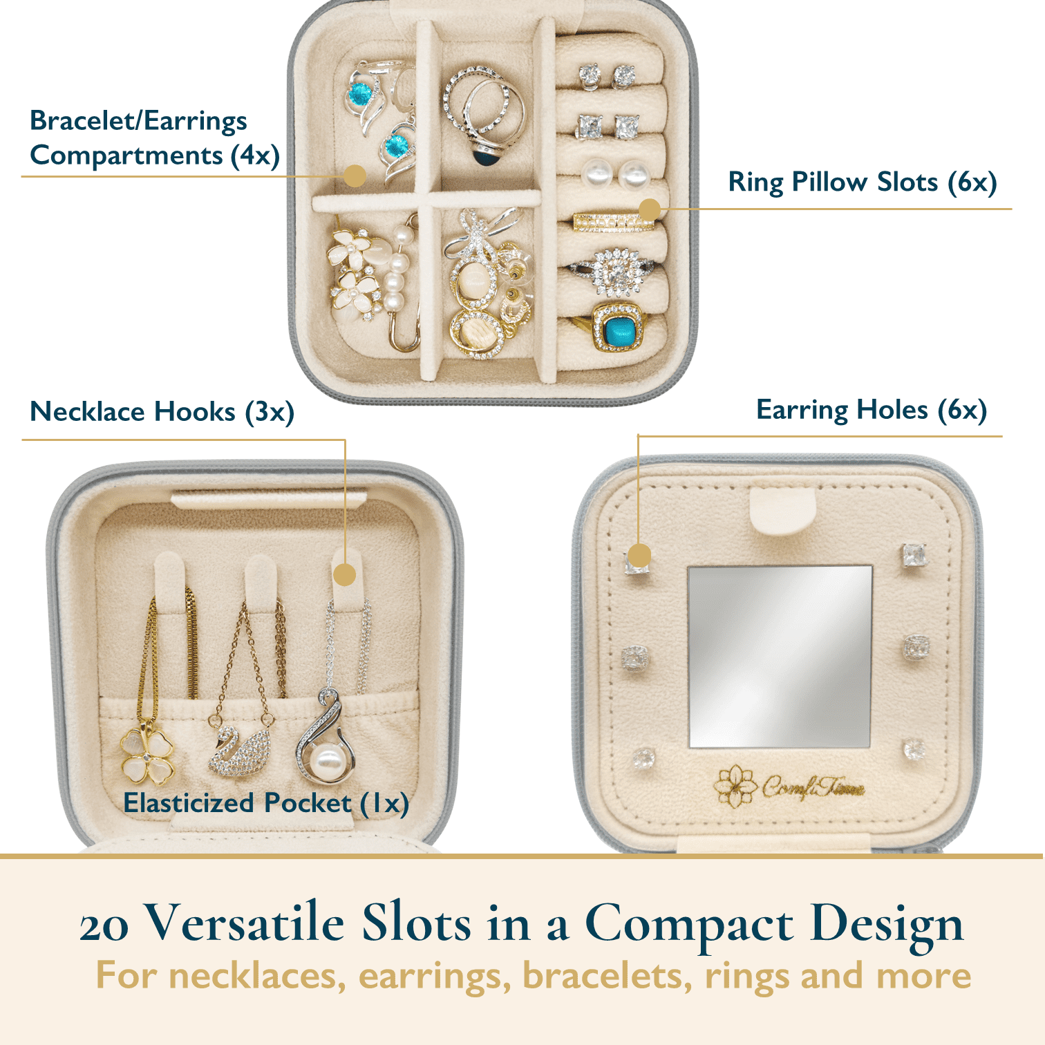 Mini Travel Jewelry Case – Bearfruit Jewelry