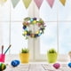 thumbnail image 5 of Corona de conejito de Pascua | Guirnalda de mimbre redonda de 8 pulgadas, plástico verde | Decoración de puerta festiva de primavera para el hogar y la tienda | Decoración colgante duradera para, 5 of 6