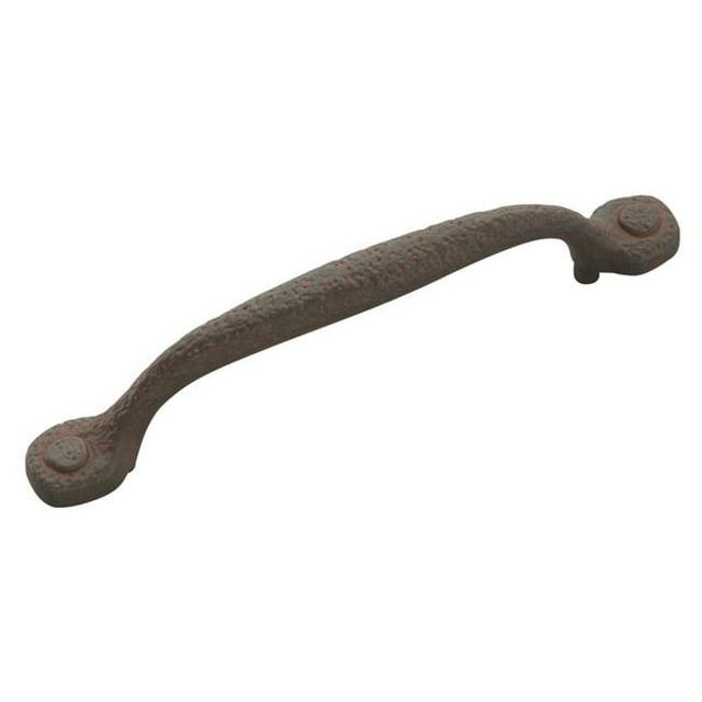 Hickory Hardware P2998-RI-10B 5.06 in. Raffiné Rustique Centre à Centre Pull&44; Fer Rustique - Pack de 10