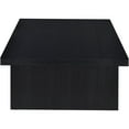 thumbnail image 4 of JERFIT Modern Black Laminate Coffee Table, Rectangular Engineered Wood Center Table for Living Room, Scratch-Resistant Cocktail Accent Table, 4 of 8