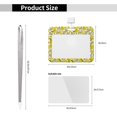 thumbnail image 3 of Zufioo Banana Print Work Badge Protective Case, Waterproof Lanyard, Badge Transparent Clip, Suitable for Induction Card Badge Swipe Credit Card, 3 of 7
