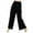 Black-07, variant on Women's Dance Pants Straight Tube Flowing Loose Wide Leg Pants Body Flowing Strap Pants