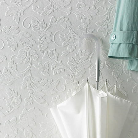 Graham & Brown Large Scrolling Leaf Wallpaper - Walmart.com