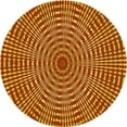 thumbnail image 1 of Ahgly Company Machine Washable Indoor Round Transitional Red Area Rugs, 8' Round, 1 of 7