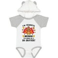 thumbnail image 3 of Inktastic Thanksgiving I'm Thankful Because I'm Gonna Be a Big Brother Boys Baby Bodysuit, 3 of 5