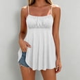 thumbnail image 2 of SwiftWear Women's Spaghetti Strap Camisole Flowy Long Tank Top Sleeveless Summer Casual Loose Blouse for Beach Vacation, 2 of 6