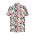 thumbnail image 7 of Youyipin Womens Tops Women's Hawaiian Button Down Shirts Casual Short Sleeve Floral Tropical Print Summer Blouse Tunic Top Beach Vacation Clothes For Women, 7 of 7